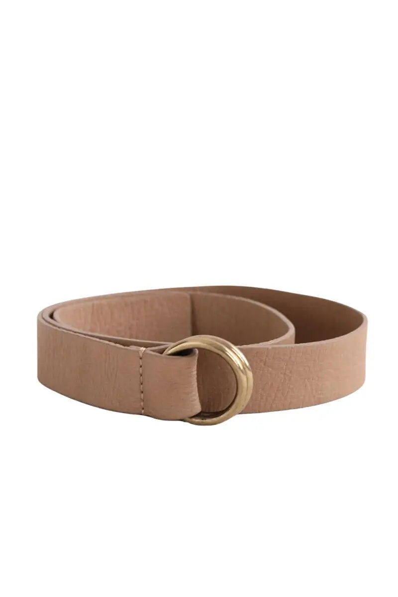 Ceinture en cuir Momoni Beige en Cuir, taille XS - Seconde Main