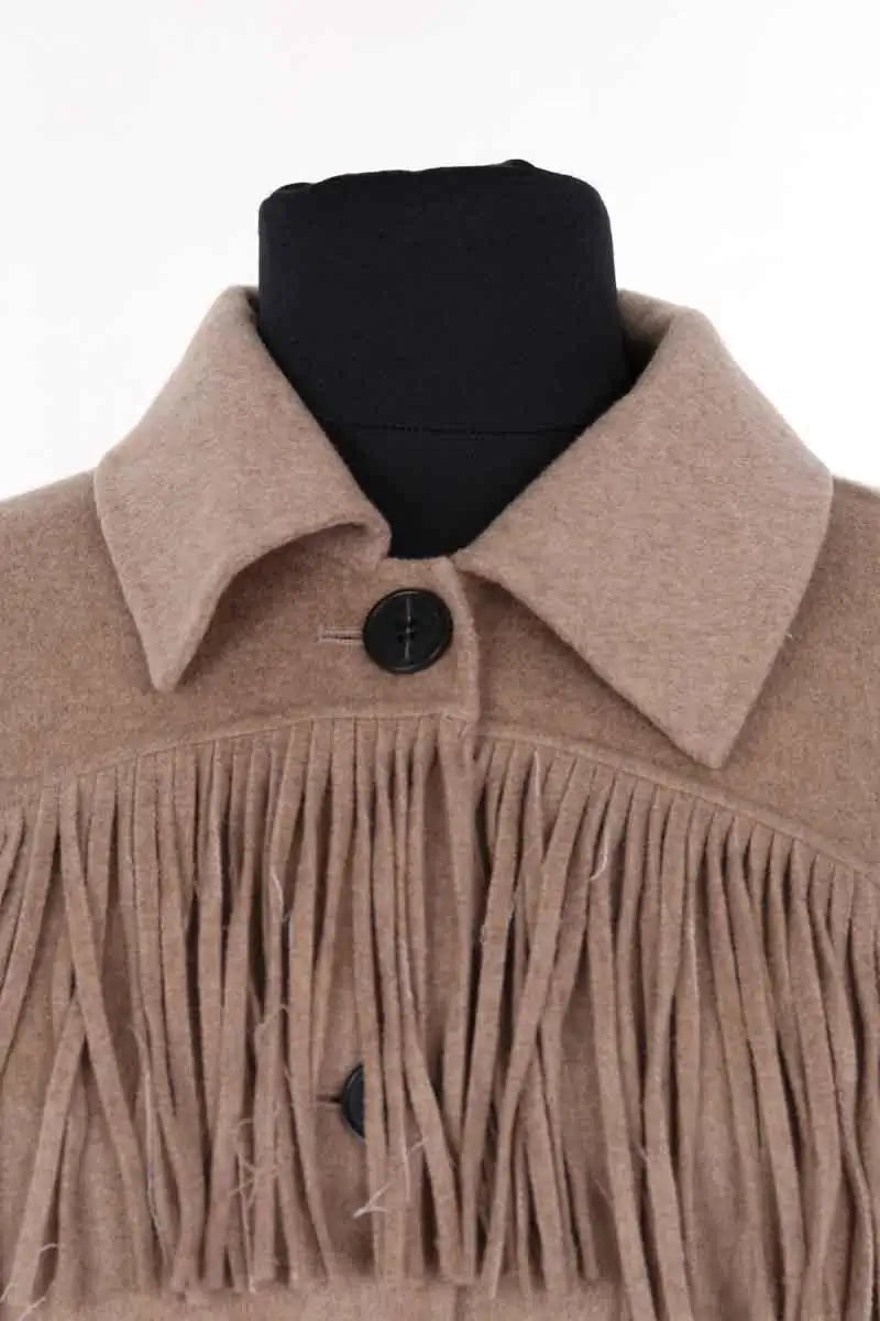 Veste Maje Beige en Laine