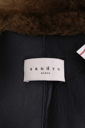 Manteau Sandro Marron en Laine