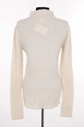 Pull Pinko Blanc en Laine