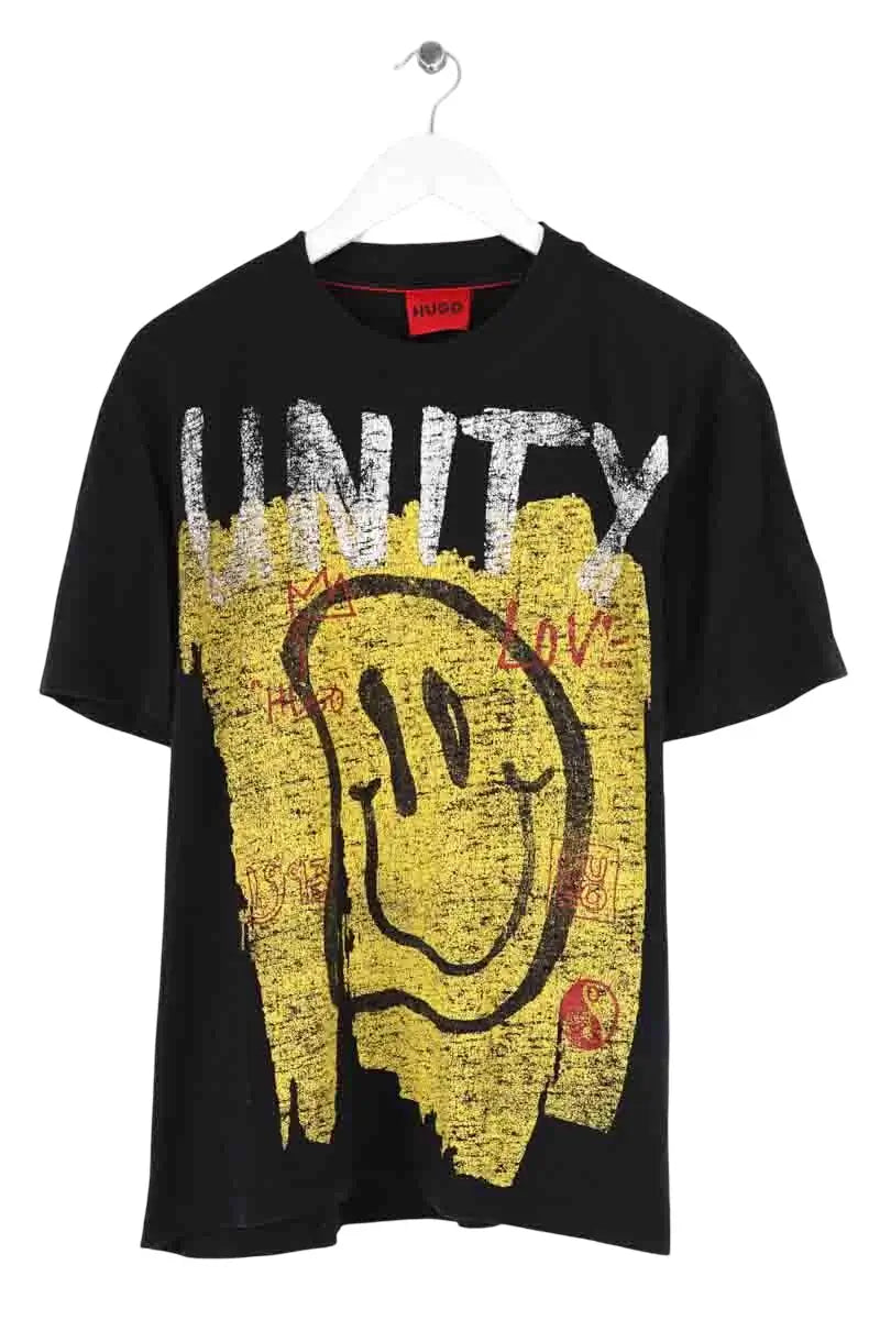 T-shirt Hugo Boss Noir en Coton, taille M - Seconde Main