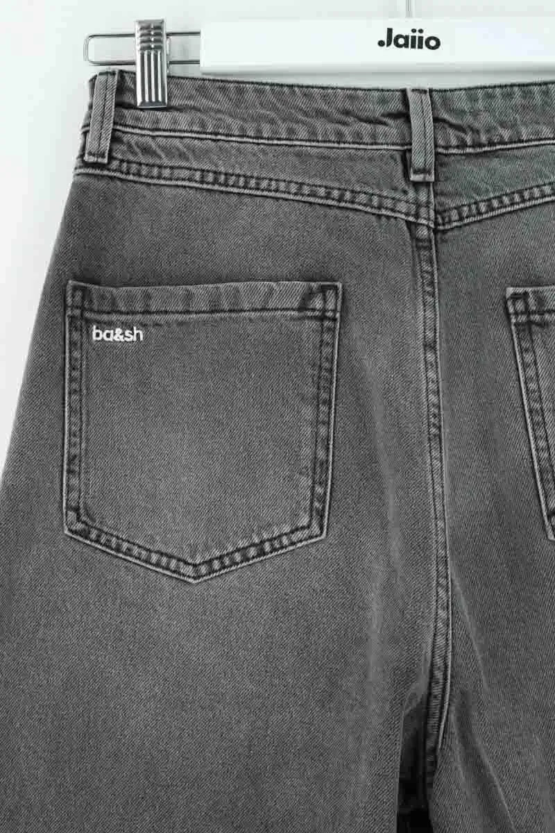 Jean large Ba&Sh Gris en Coton