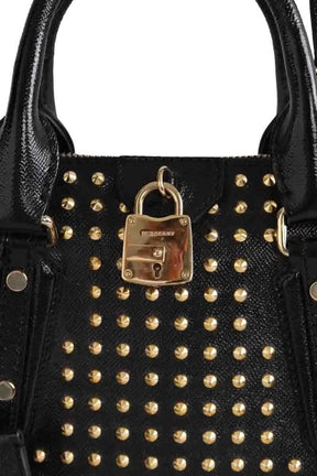 Sac à bandoulière Burberry Prorsum Blaze Studded Bowling Noir en Cuir