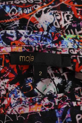 T-shirt Maje Multicolore en Coton