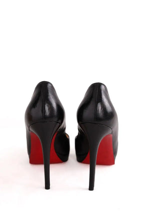 Talons Christian Louboutin Noir en Cuir