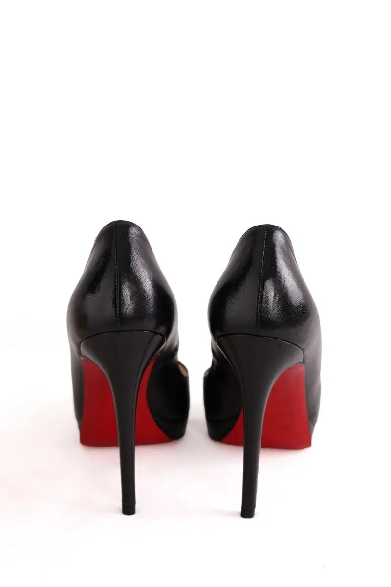 Talons Christian Louboutin Noir en Cuir