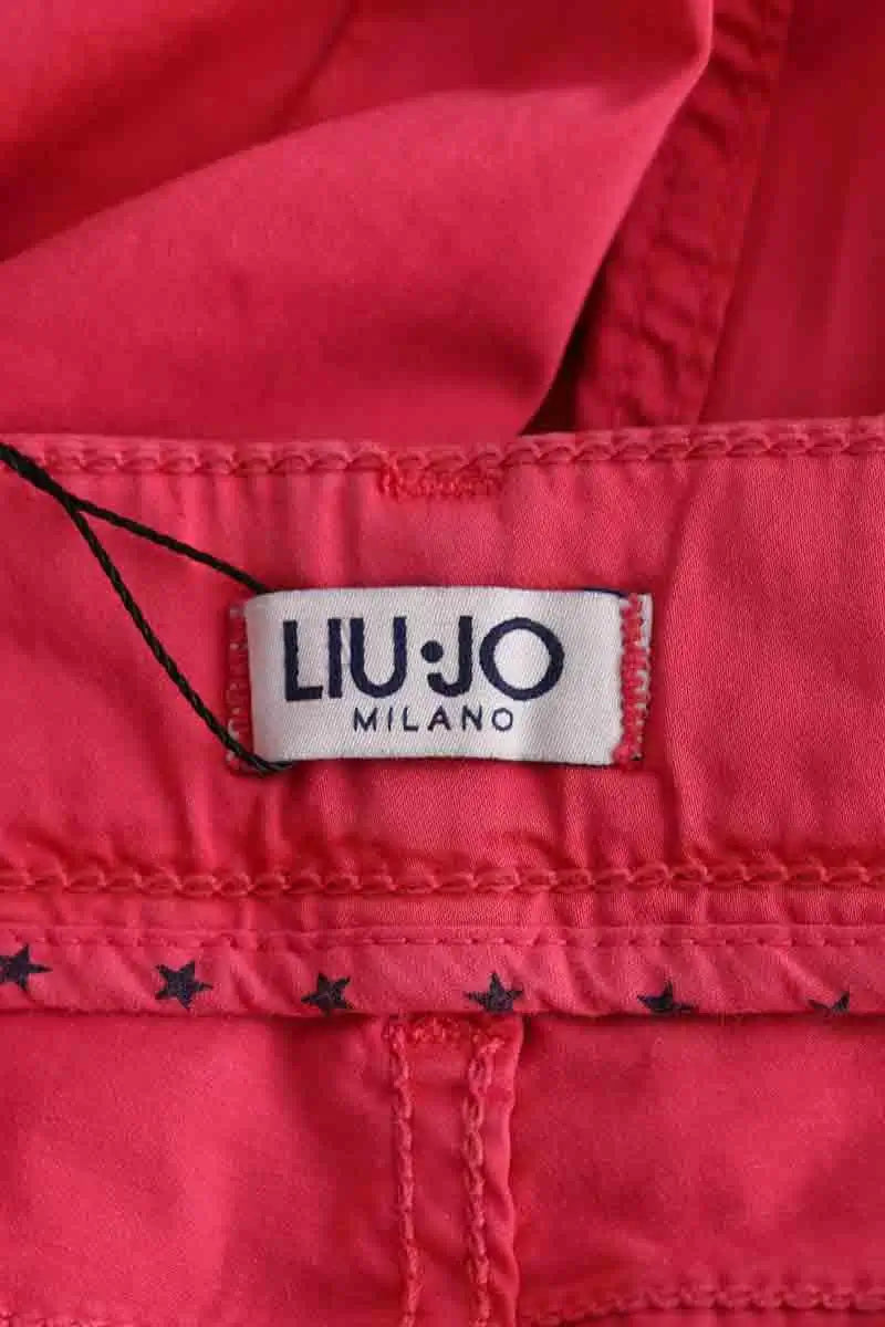 Pantalon droit Liu Jo Rose en Coton