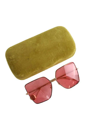 Lunettes de soleil Gucci Rose en Métal