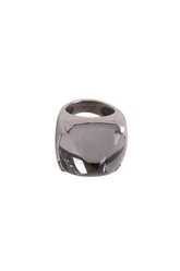 Bague Baccarat Médicis Anthracite en Argent, taille S - Seconde Main