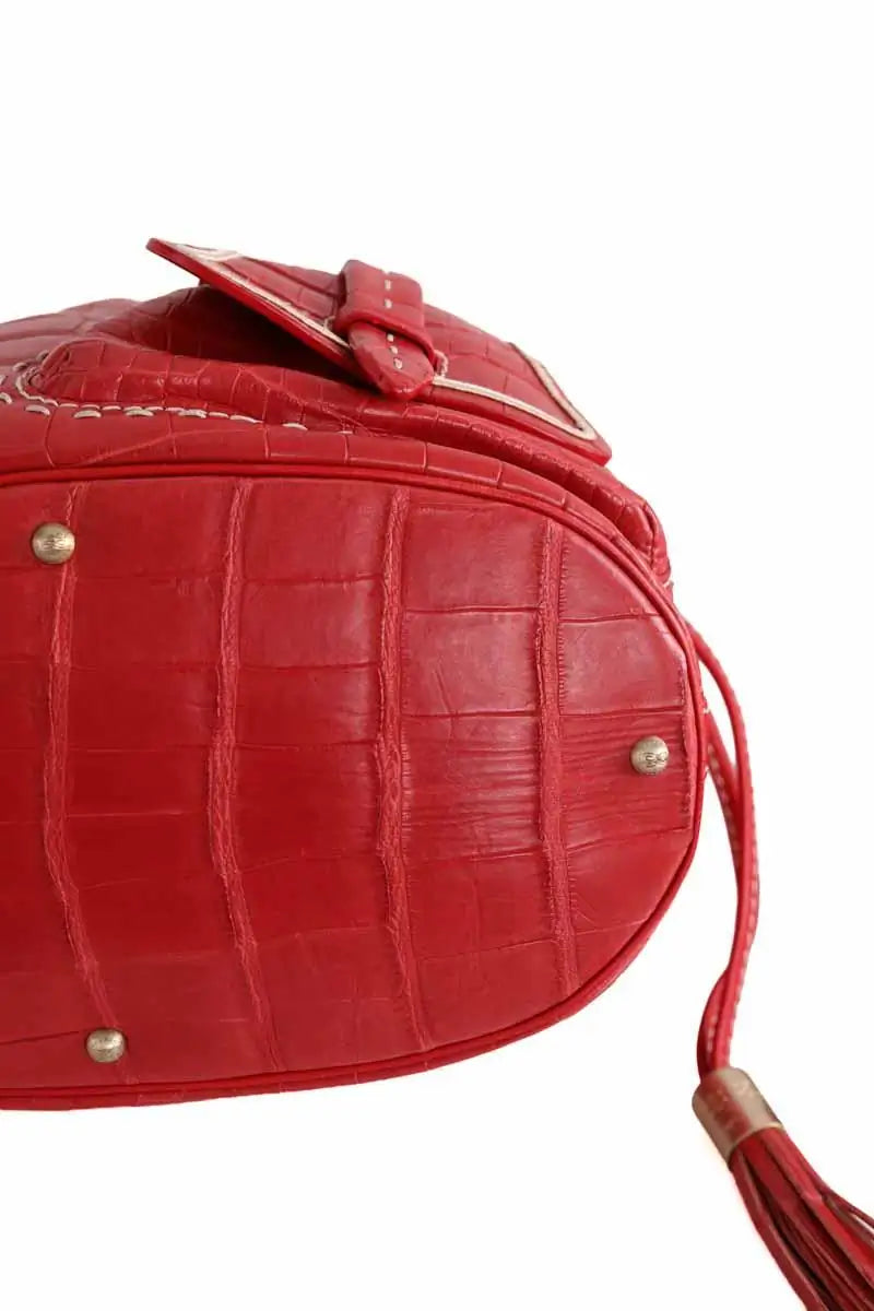 Sac à bandoulière Lancel Rouge en Cuir