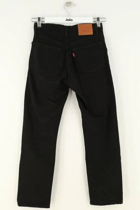 Jean droit W23 L26 Levi's 501 Noir en Coton