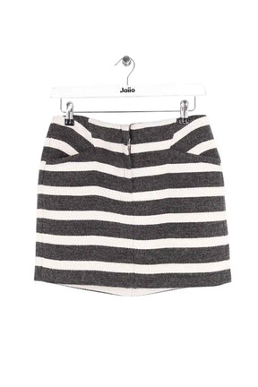 Mini jupe Maje Gris en Synthétique, taille M - Seconde Main