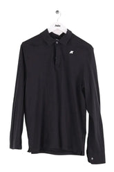 Polo K-Way Noir en Coton, taille L - Seconde Main