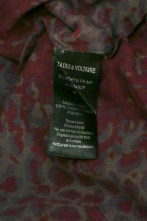 Robe Zadig & Voltaire Bordeaux en Coton