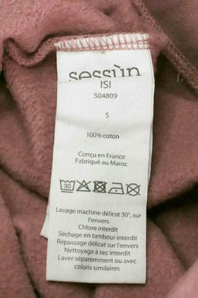 Sweatshirt Sézane Rose en Coton