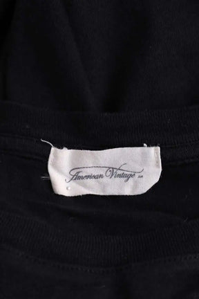 T-shirt American Vintage Noir en Coton