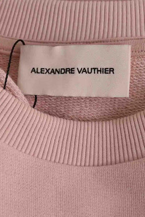 Sweatshirt Alexandre Vauthier Rose en Coton