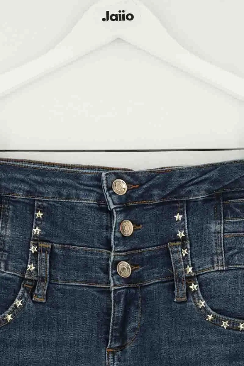 Jean slim Liu Jo Bleu en Coton