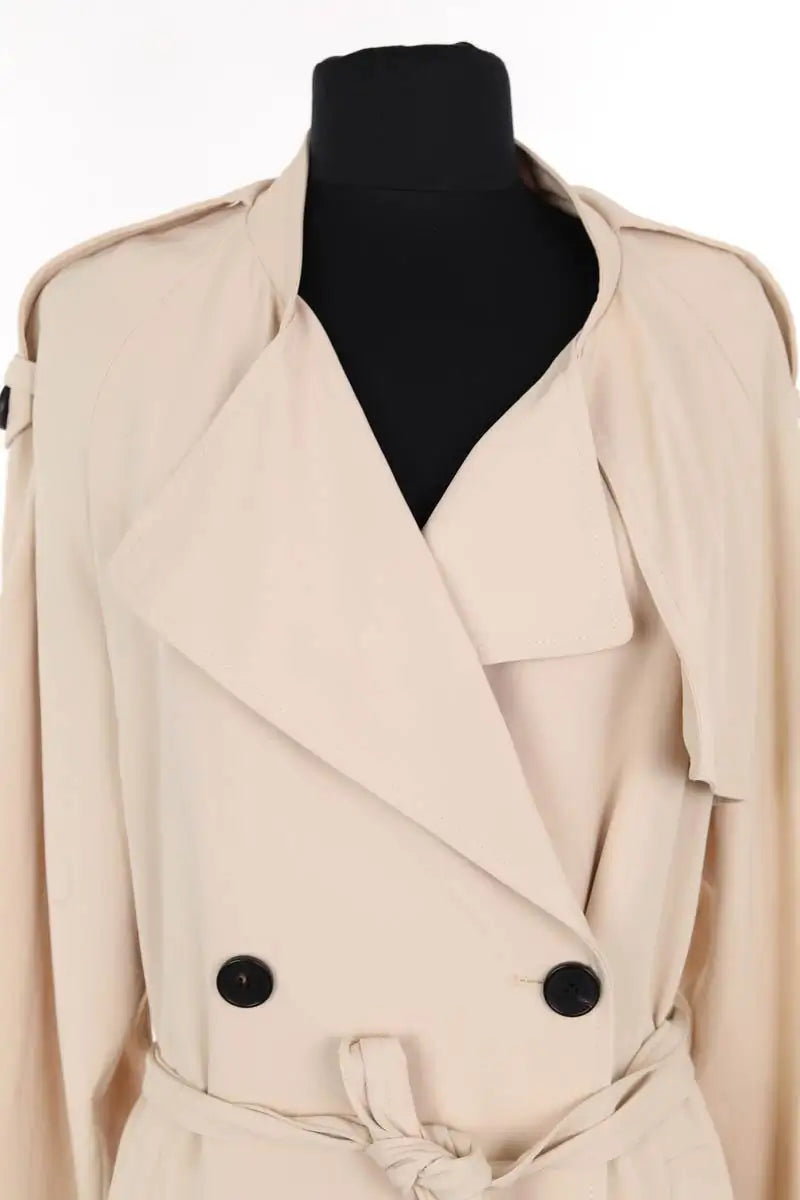 Trench-coat Vanessa Bruno Beige en Synthétique