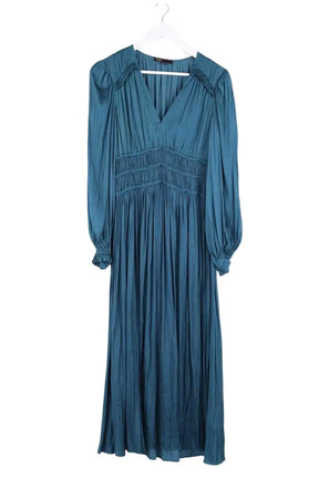 Robe Maje Bleu en Synthétique, taille M - Seconde Main