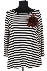 Top Marella Noir en Coton, taille S - Seconde Main