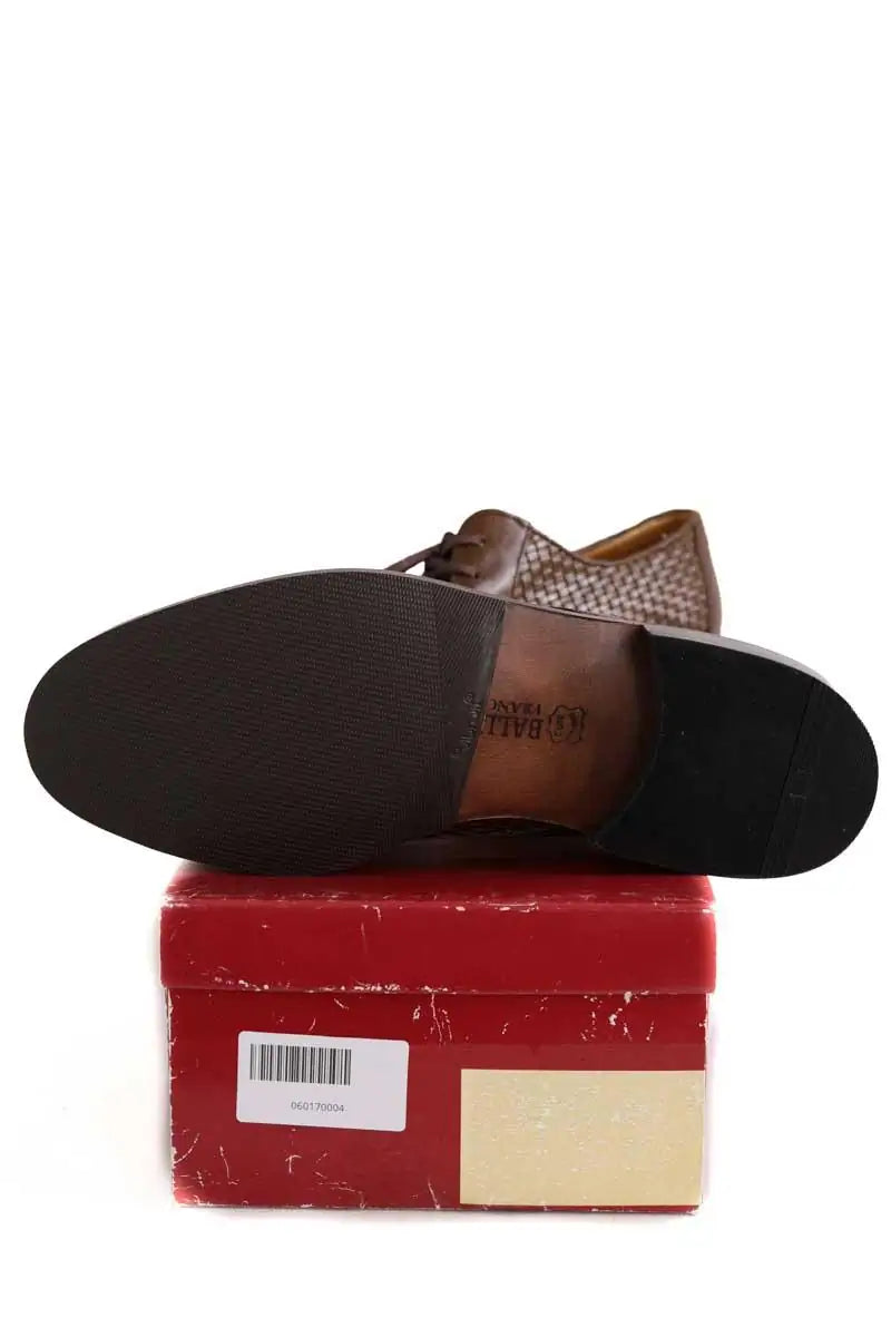 Chaussures à lacets Bally Marron en Cuir