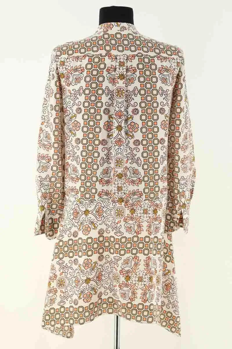 Robe Tory Burch Ecru en Soie