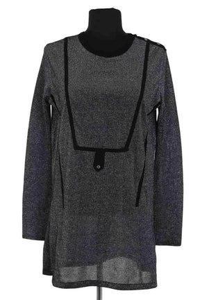 Robe Zadig & Voltaire Argent en Viscose, taille S - Seconde Main