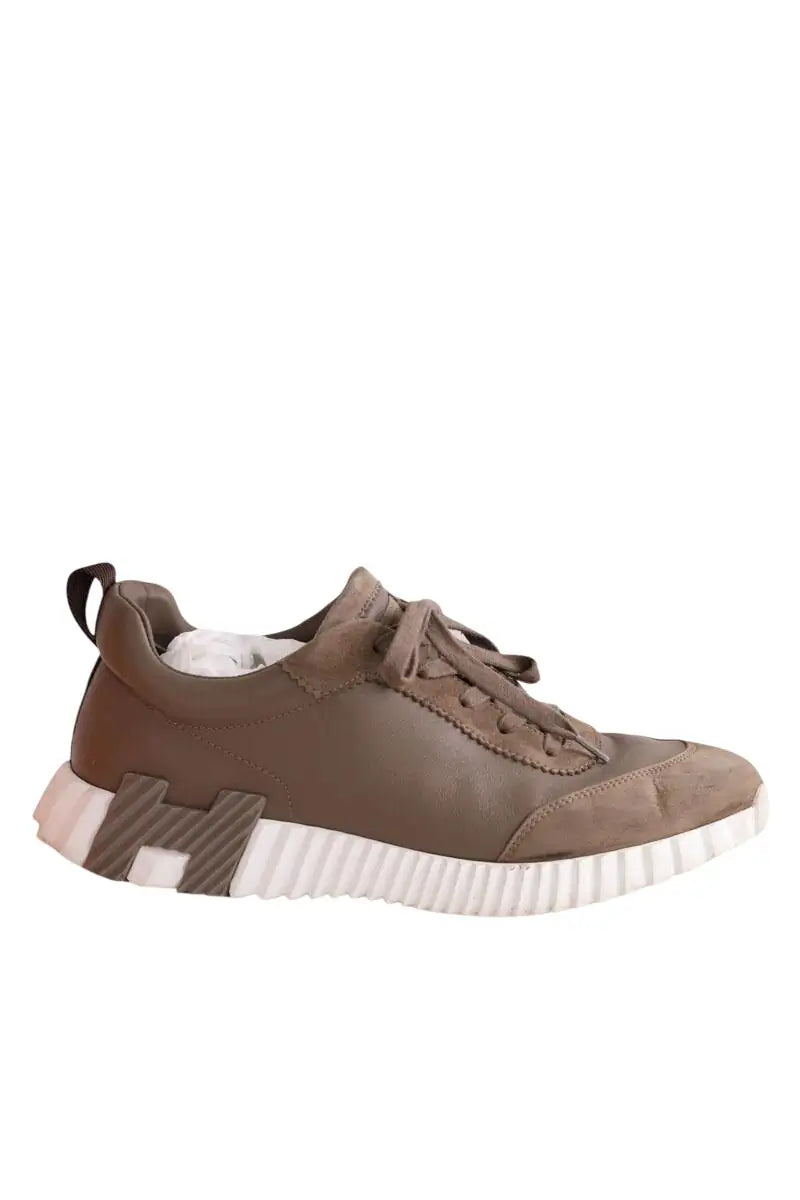 Baskets Bouncing Hermès  Bouncing Beige en Cuir, taille 42 - Seconde Main