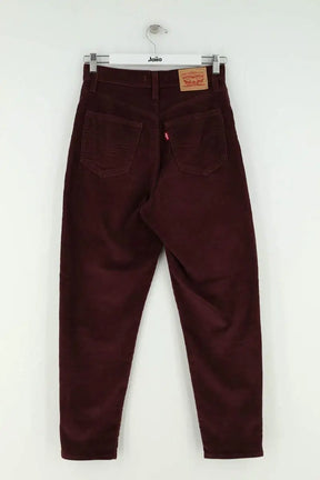Jean droit Levi's Bordeaux en Coton