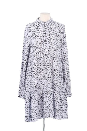 Robe Ganni Bleu en Viscose, taille XL - Seconde Main