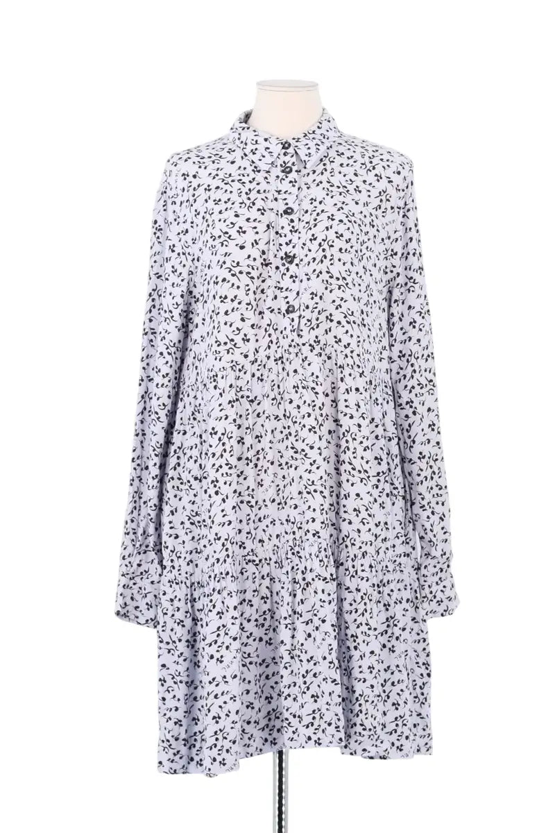 Robe Ganni Bleu en Viscose, taille XL - Seconde Main