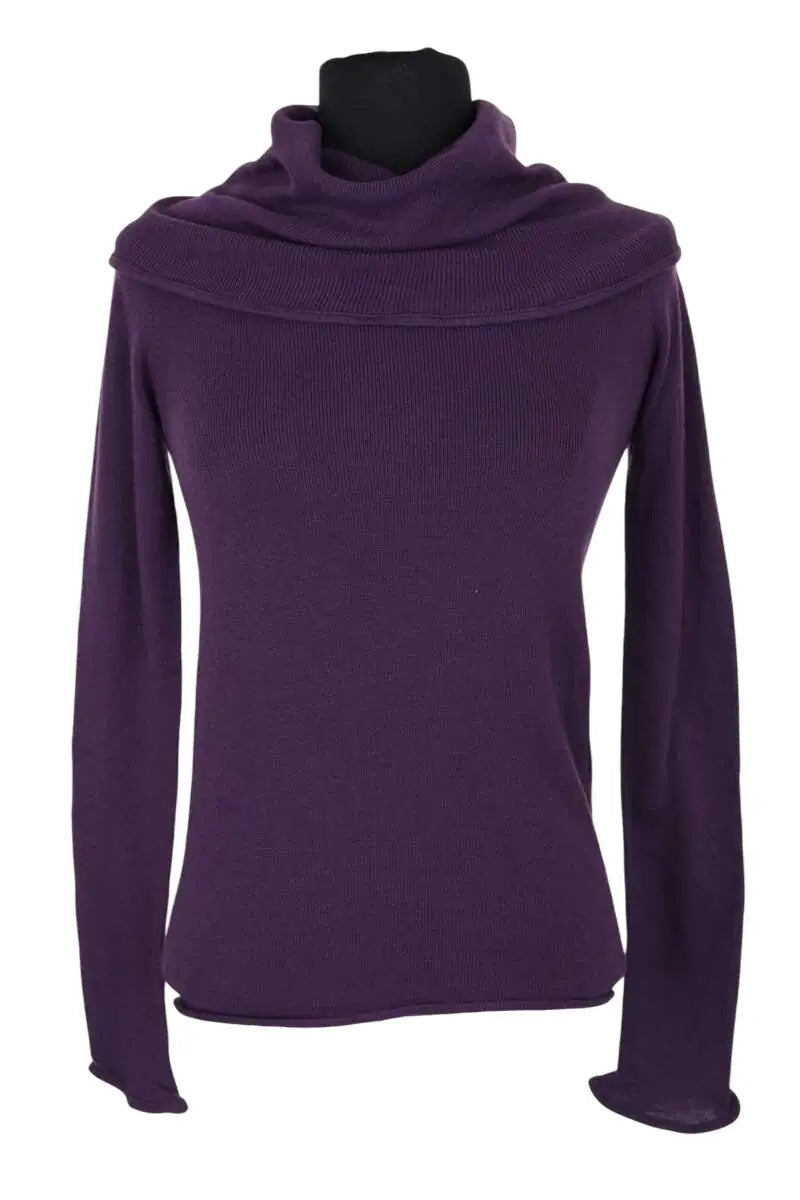 Pull Emporio Armani Violet en Synthétique, taille M - Seconde Main