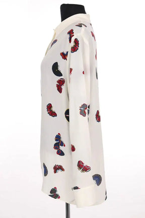 Chemise Eric Bompard Ecru en Soie