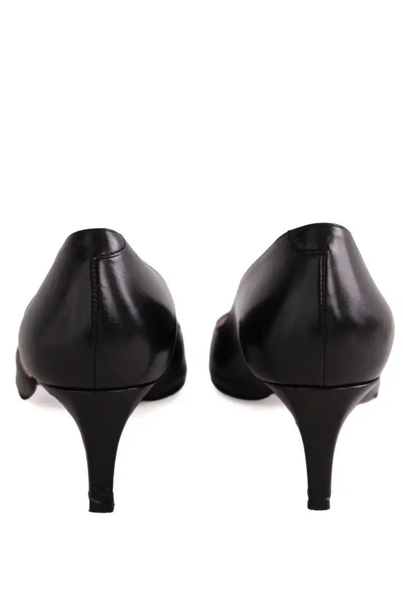 Talons Free Lance Noir en Cuir