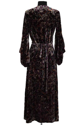 Robe Les Petites Violet en Velours