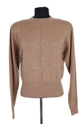 Pull Laurence Bras Beige en Laine, taille S - Seconde Main