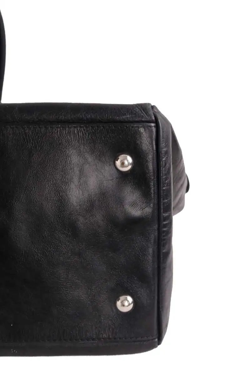 Cabas Longchamp Noir en Cuir