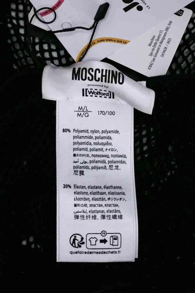 T-shirt Moschino Noir en Synthétique