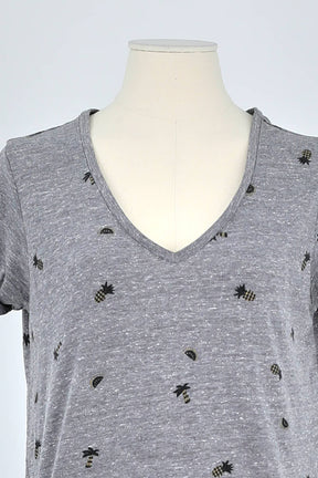 T-shirt Des Petits Hauts  Gris