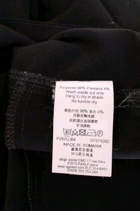 Pantalon droit Agnès B.  Noir