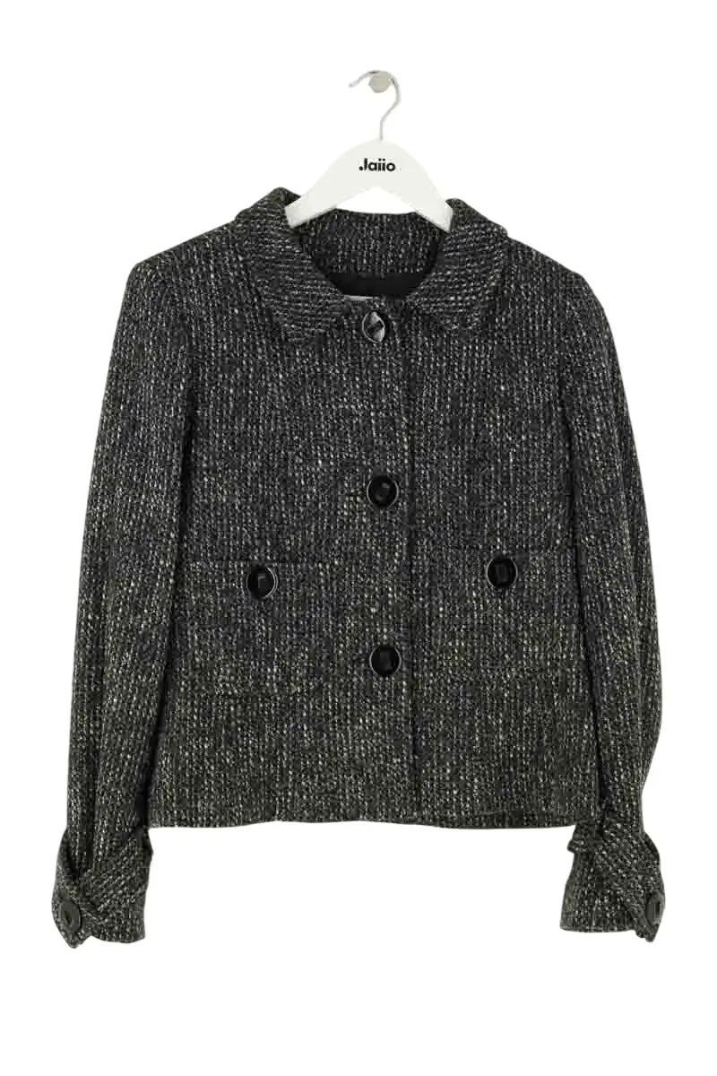 Veste Gerard Darel Gris en Synthétique, taille XL - Seconde Main