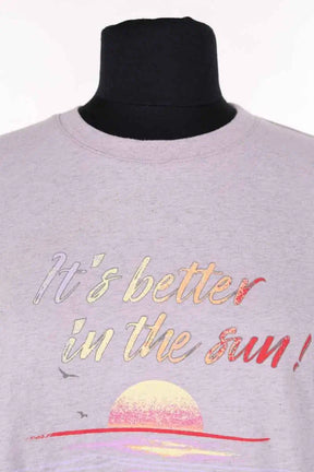 T-shirt Ba&Sh Violet en Coton