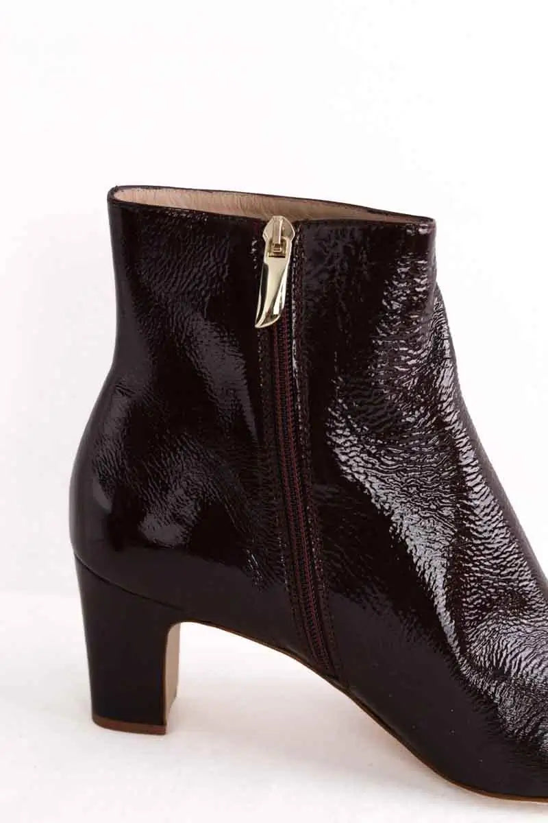 Boots LK Bennett Conway Bordeaux en Cuir verni