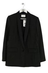 Blazer Sandro Noir en Laine, taille M - Seconde Main