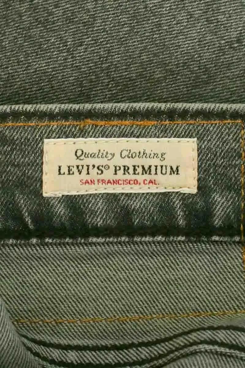 Jean droit Levi's 502 Gris en Coton
