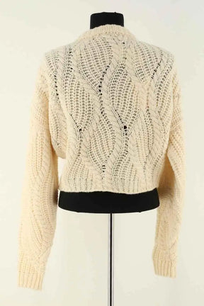 Cardigan Roseanna Beige en Laine