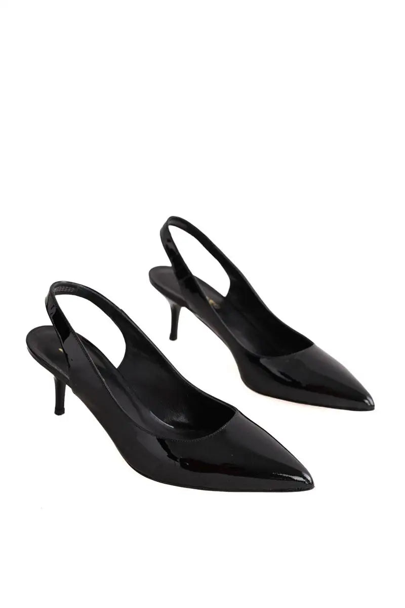 Talons Repetto Noir en Cuir