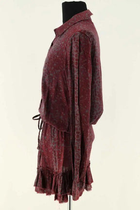 Robe Zadig & Voltaire Bordeaux en Coton