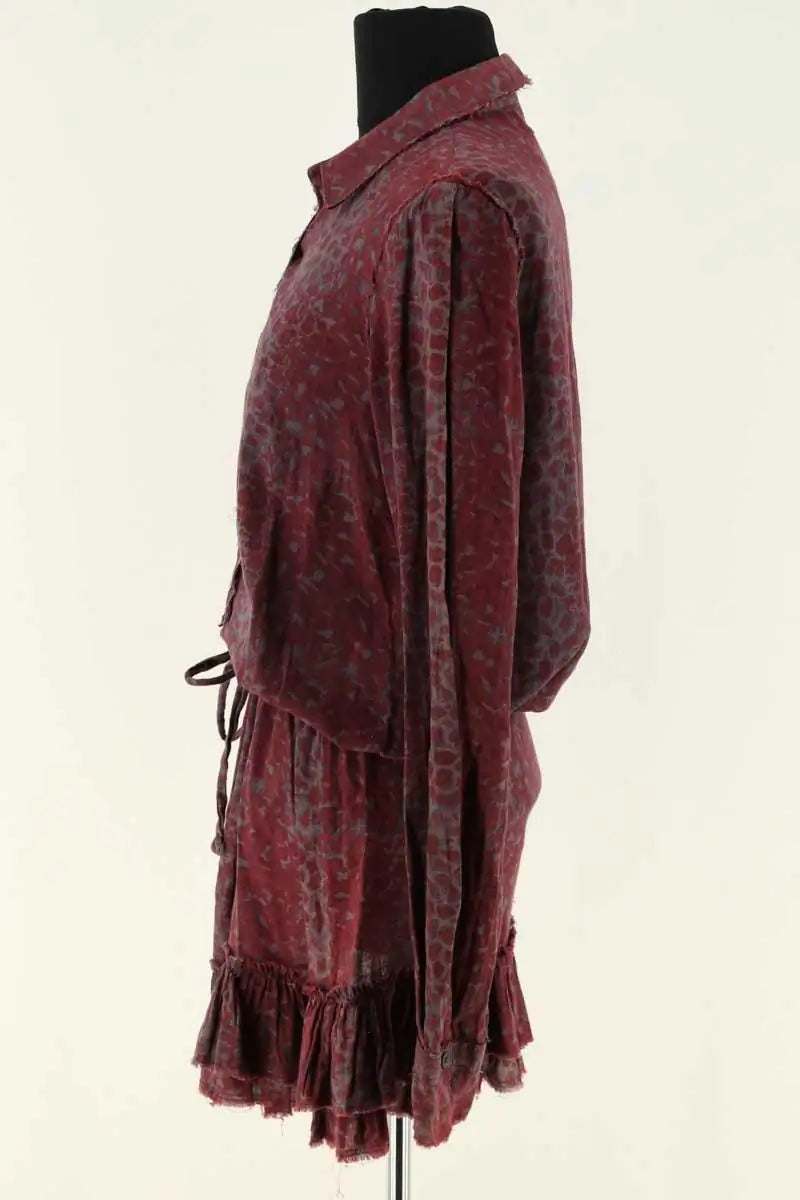 Robe Zadig & Voltaire Bordeaux en Coton